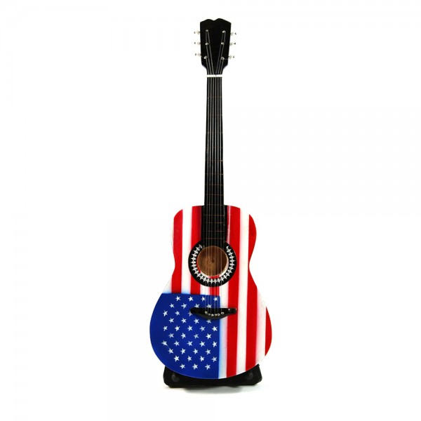 Amerikan Bayrağı Gitar Figür 2