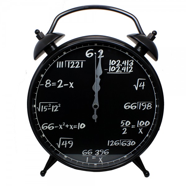 Matematik Sembolleri Masa & Duvar Saati