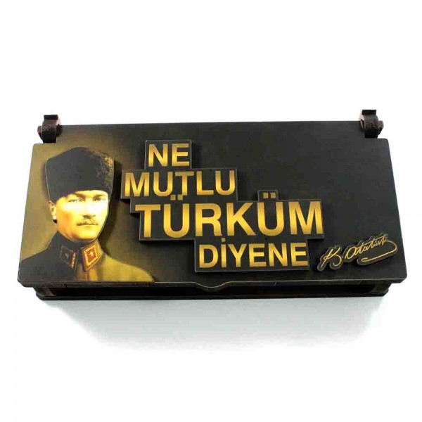 Atatürk Mdf Dolma Kalem Seti