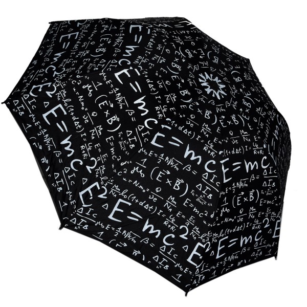 Einstein Formüller Siyah Şemsiye