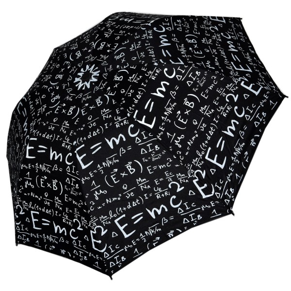 Einstein Formüller Siyah Şemsiye