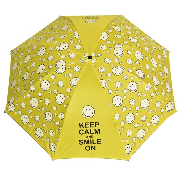 Keep Calm And Smile On Sarı Şemsiye