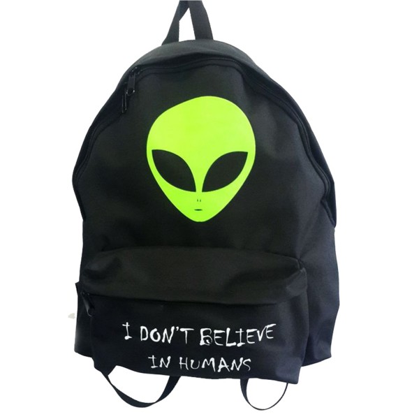 Alien I dont believe in humans Sırt Çantası