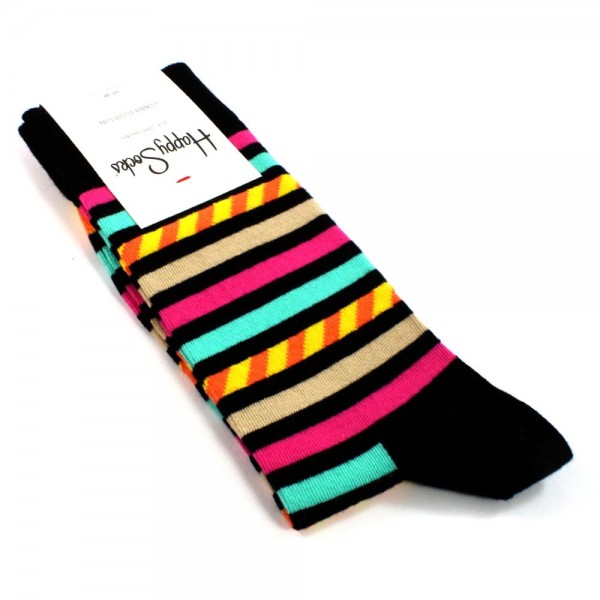 Çizgili Renkli Çorap