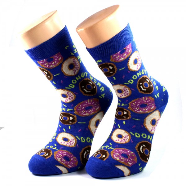 Donut Kolaj Mavi Çorap