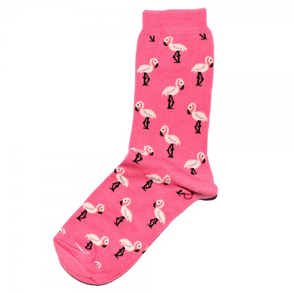Flamingo Pembe Çorap